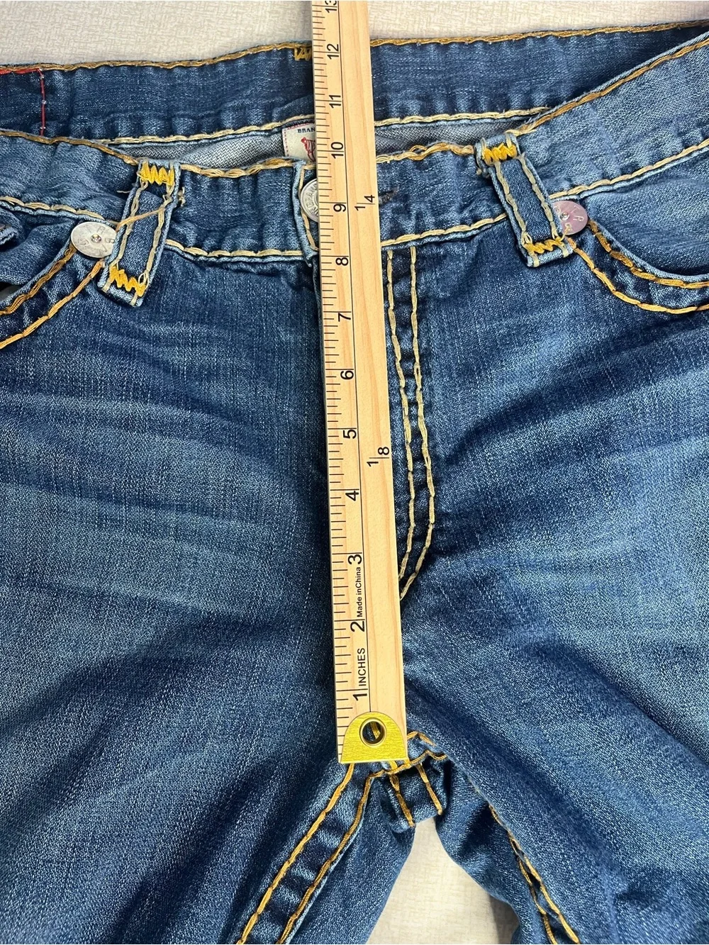 True Religion Ricky Super T Denim DIY Jean Y2K Jorts